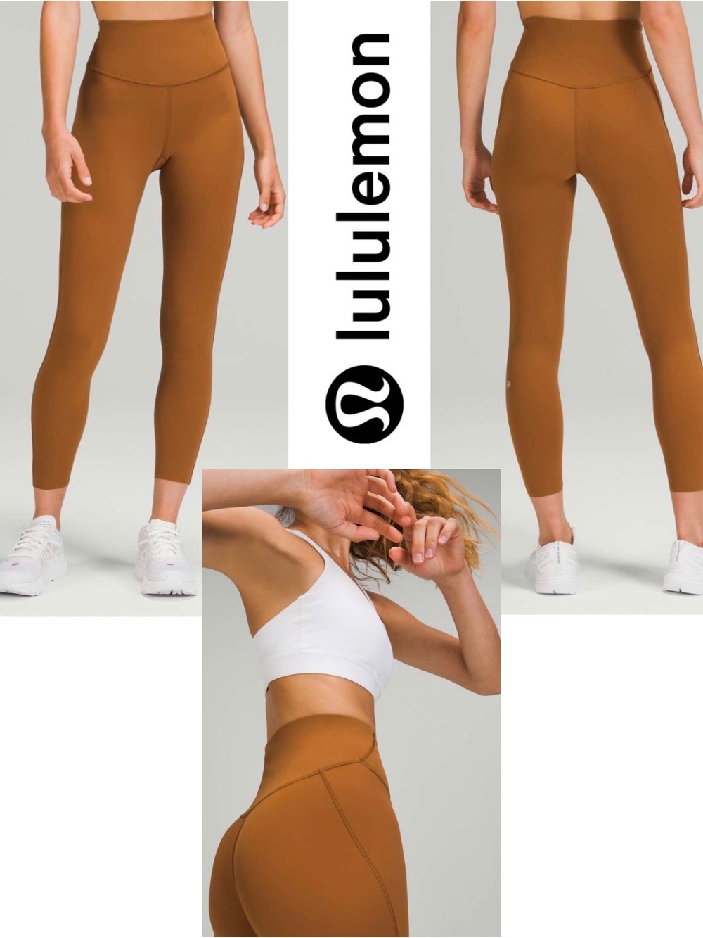 lululemon athletica Base Pace High-Rise Tight 25” Size 10 Copper Brown